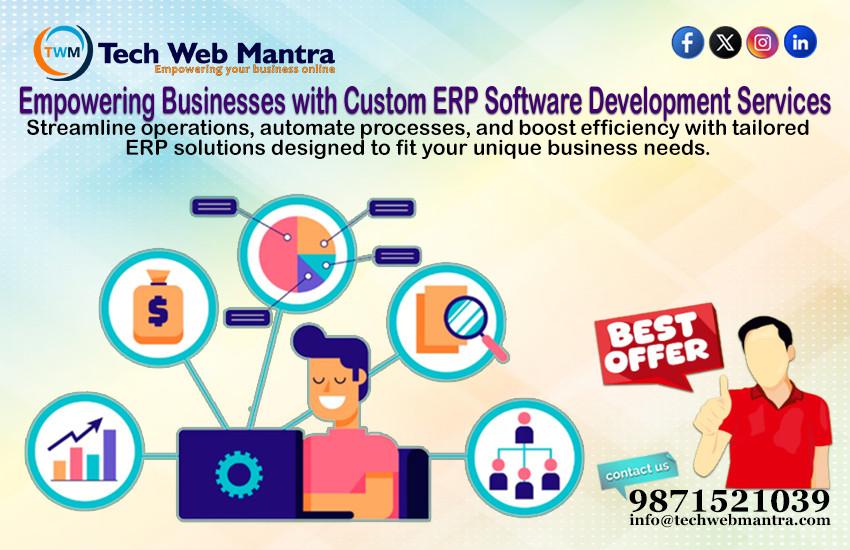 Empowering Businesses with Custom ERP Software Development in Mahipalpur - Image 1