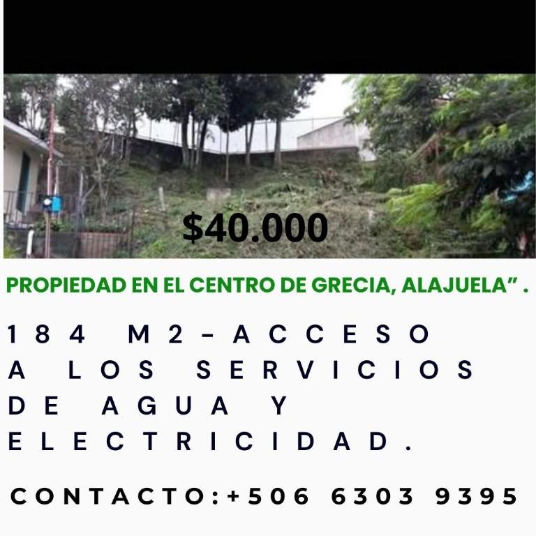 DE OPORTUNIDAD PROPIEDAD EN EL CENTRO DE GRECIA, ALAJUELA. en Naranjo - Imagen 1