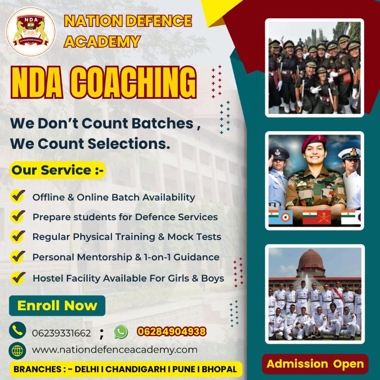 NDA 2 Year Coaching Program In Bhopal in Bhopal - Image 1