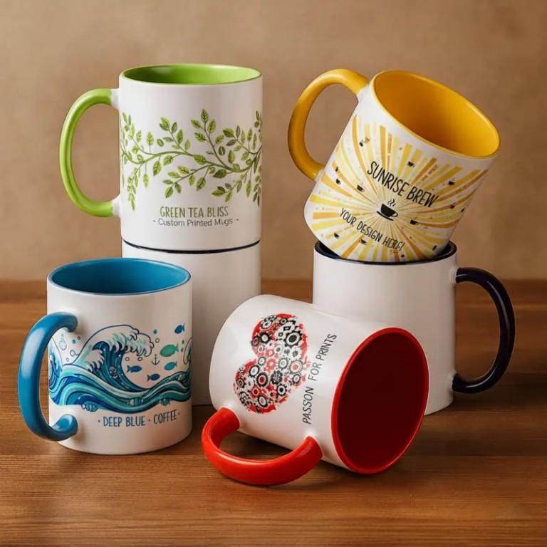 Personalized Inner Colour Mug in Kalkere - Image 1