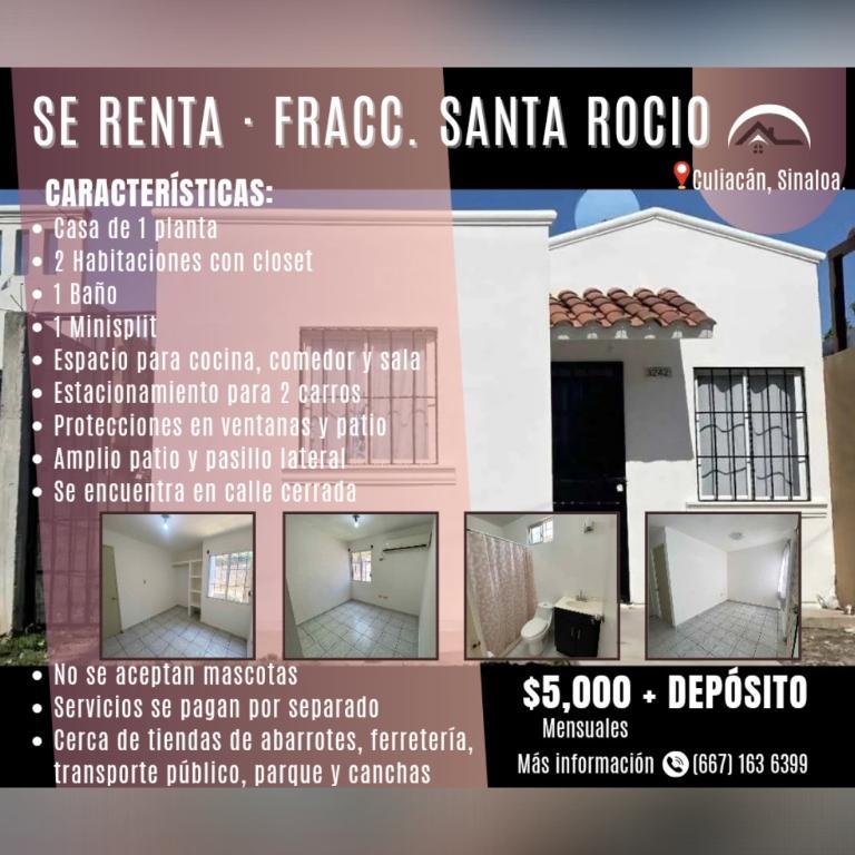¡SE RENTA CASA! Fracc. Santa Rocio en Culiacán - Imagen 8