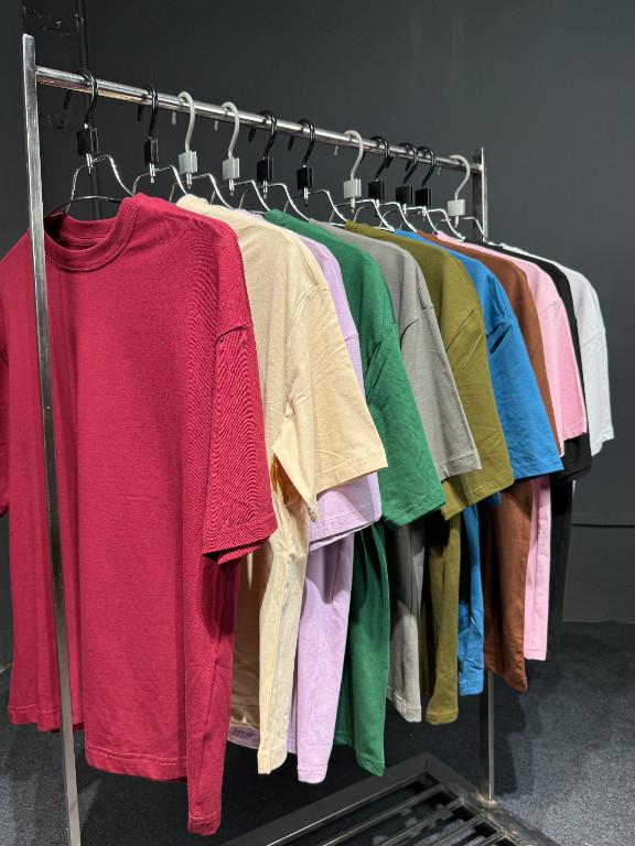 Solid Color Drop Shoulder T-Shirt – 10 PCS Bundle in Dhaka - Image 1