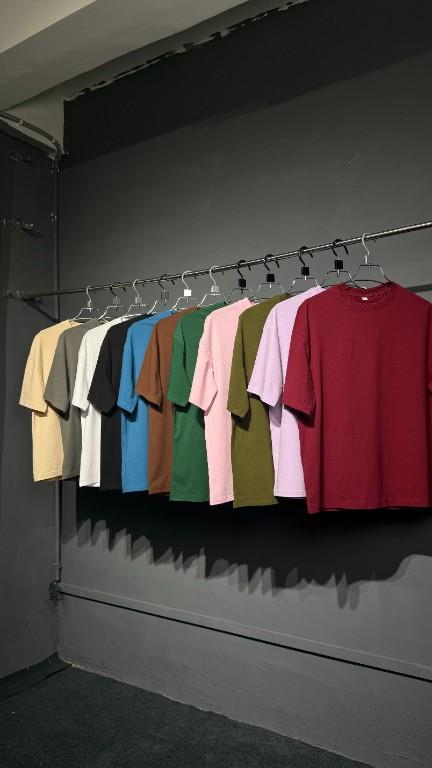 Solid Color Drop Shoulder T-Shirt – 10 PCS Bundle in Dhaka - Image 2