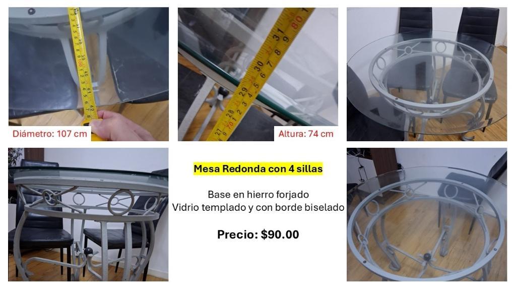 MESA REDONDA EN HIERRO FORJADO en Panamá - Imagen 1