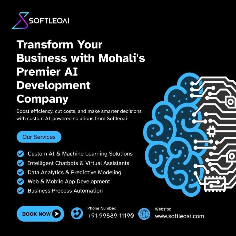 Next-Gen AI & SaaS Development Company in Mohali – SoftleoAI in Atāwa - Image 1