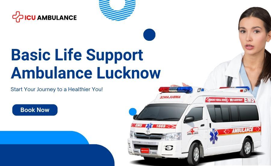Reliable Basic Life Support Ambulance Service in Lucknow in Hasanganj - Image 1