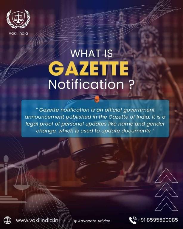 Gazette Notification for Name Change in India - Image 2