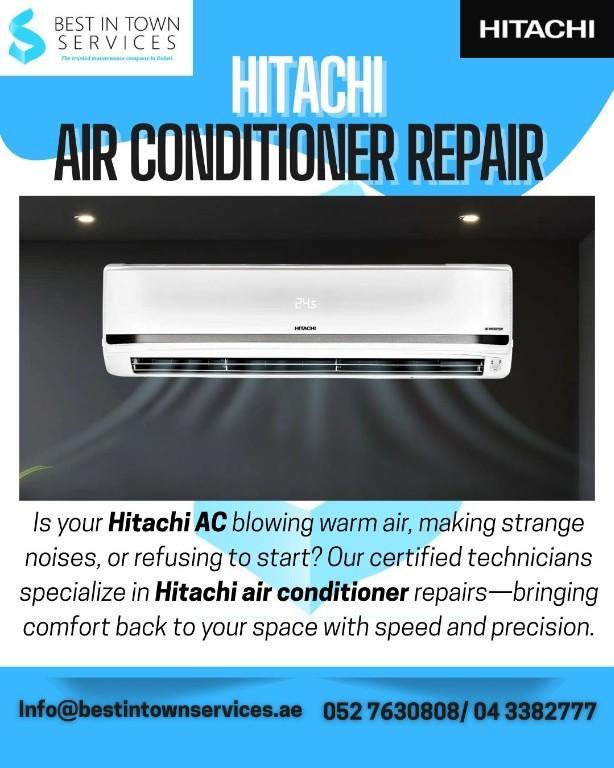 Hitachi AC not working - Get it fixed by Experts! in United Arab Emirates - Image 1