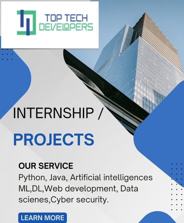 Python Developer Internship Chennai toptechdevelopers in India - Image 1
