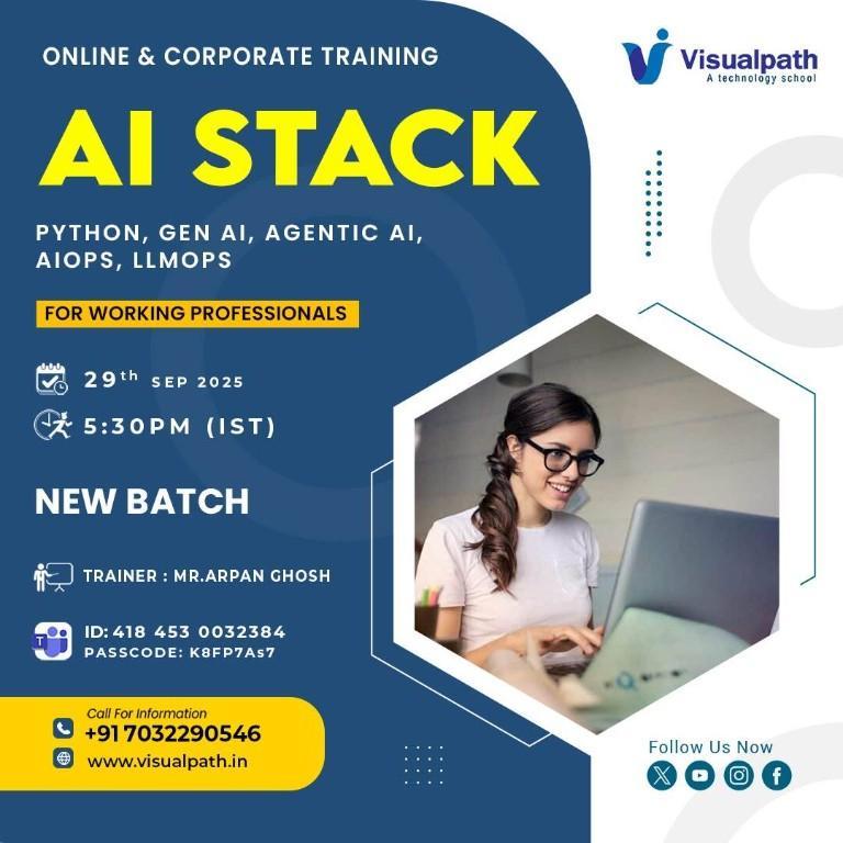 New Batch Announcement – AI Stack Training! in Alwal - Image 1