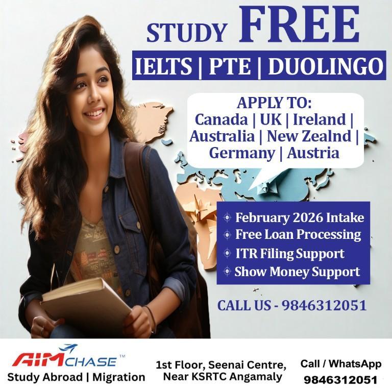 STUDY IELTS FOR FREE in Angamāli - Image 1