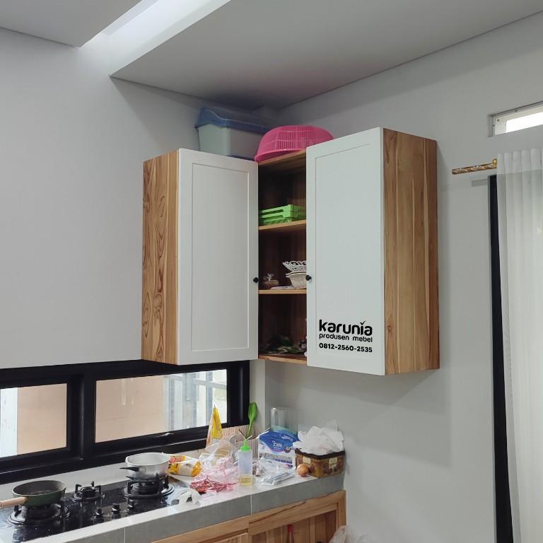 Custom Kitchen Set Kayu Solid Minimalis Jogja in Indonesia - Image 2