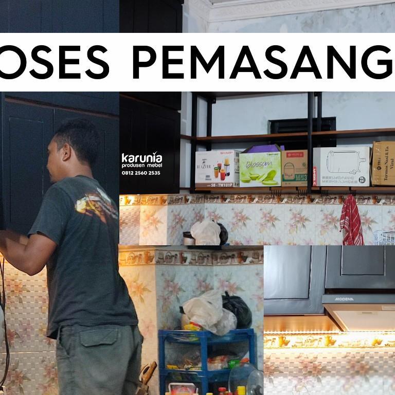 Pemasangan Kitchen Set Kayu Bawah Dan Atas Jogja in Indonesia - Image 1