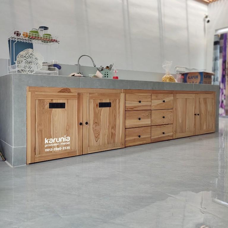 Pengrajin Lemari Kitchen Set Dapur Kayu Custom Solo Raya in Indonesia - Image 3