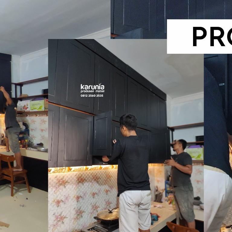 Custom Kitchen Set Kayu Full Plafon Klaten Jogja Solo Raya in Indonesia - Image 5