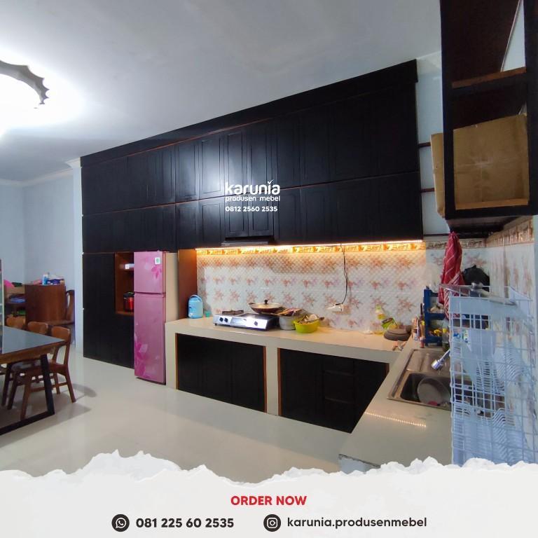 Custom Kitchen Set Kayu Full Plafon Klaten Jogja Solo Raya in Indonesia - Image 1