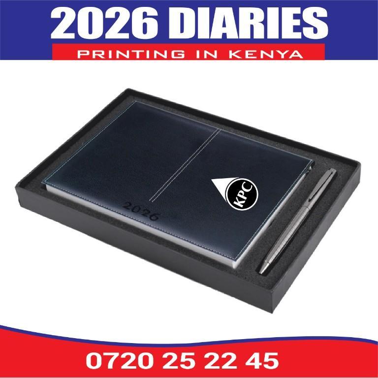Custom A4 Leather Notebook Design and Printing in Kenya - Image 1