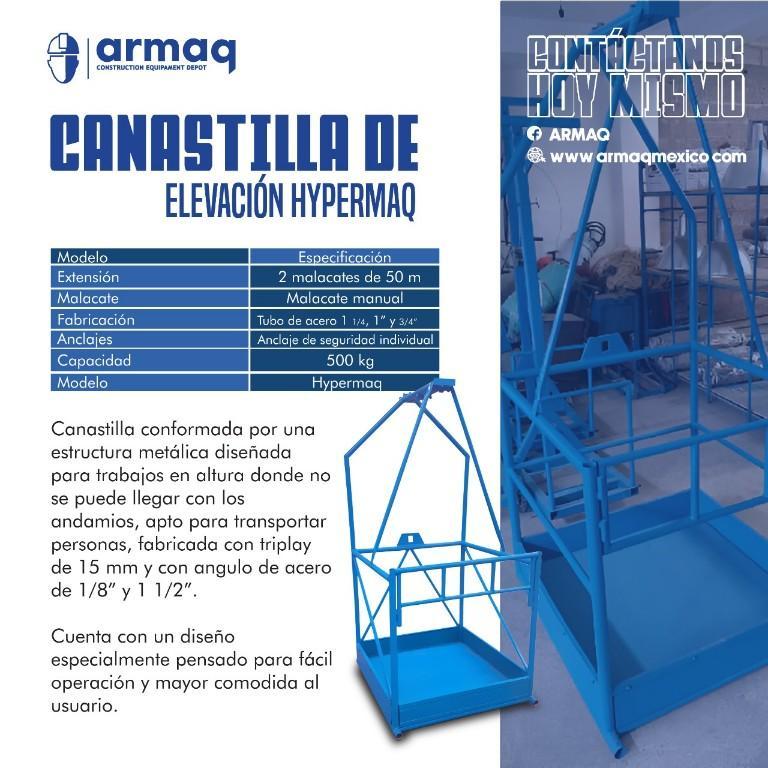 canastilla de elevación hypermaq en Zumpango de Ocampo - Imagen 1