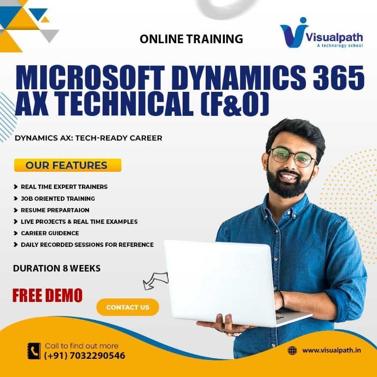 MicroSoft Dynamics Ax Online Training with Experts - Visualpath in Alwal - Image 1