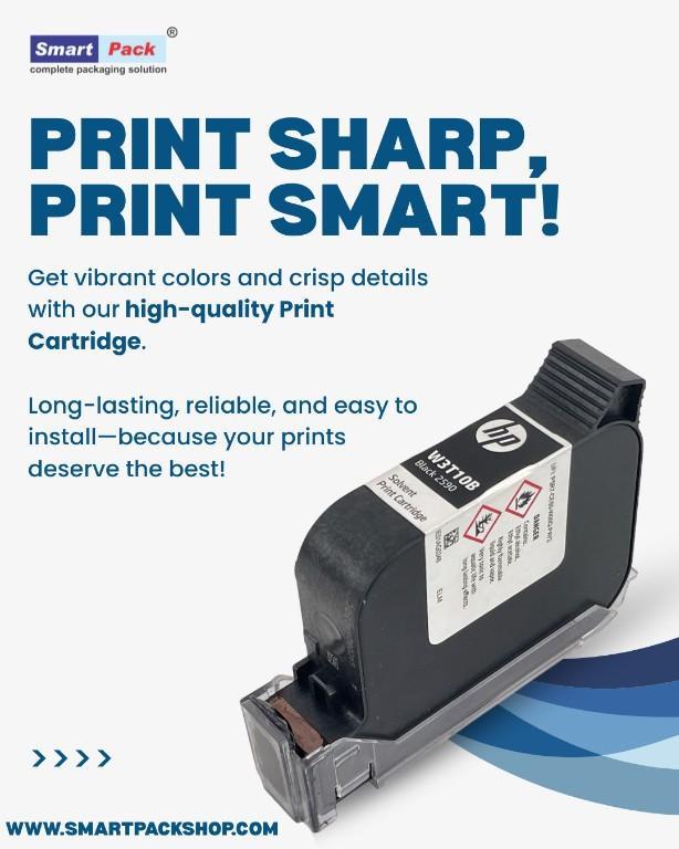 Solvent Ink Cartridge for Coding and Printing Machines in India - Image 1
