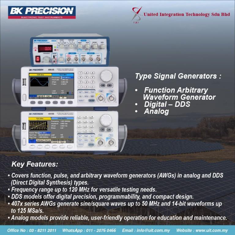 B&K Precision Signal Generators – Versatile Solutions in Malaysia - Image 1