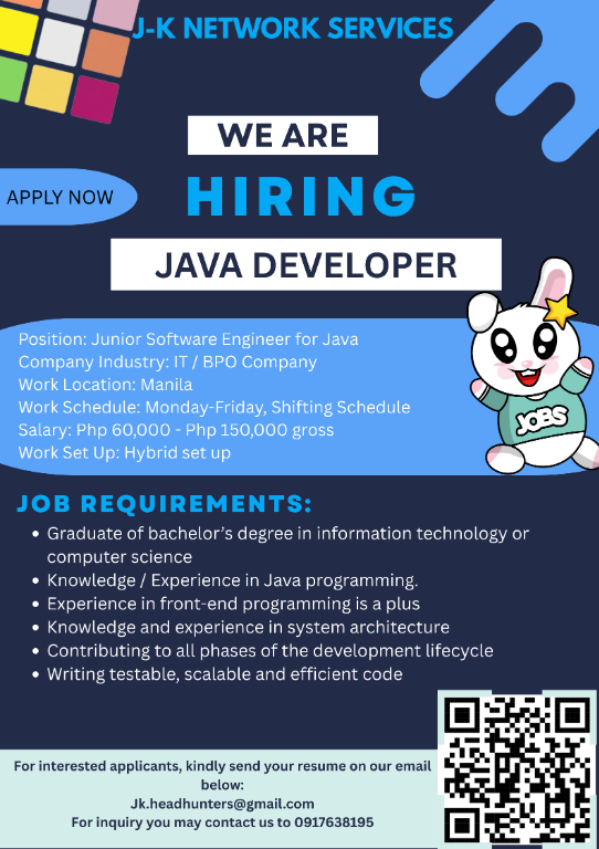 Java Developer | Work Location Manila in Taytay - Image 1