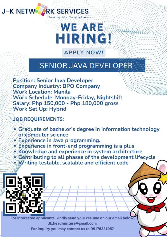 Senior Java Developer | 150k-180k gross in Quezon City - Image 1