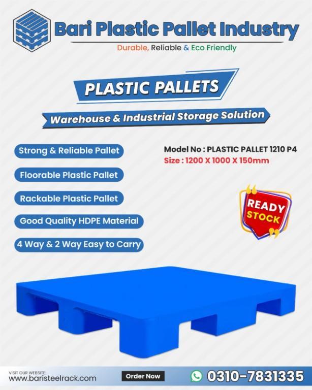 Bari Steel Racks Plastic Pallet in Pakistan - Image 1