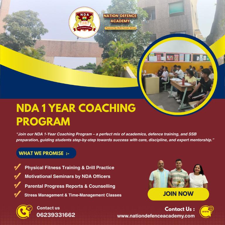 NDA 1 Year Coaching Program In Pune in India - Image 1