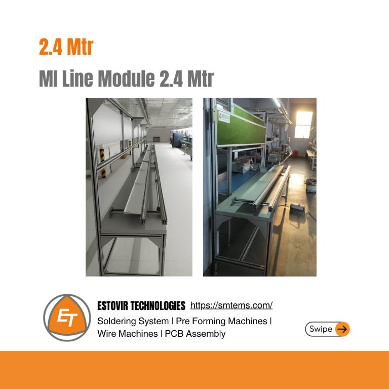 MI Line Module – 2.4 Mtr | Industrial PCB Assembly Conveyor Syst in Faridabad - Image 8