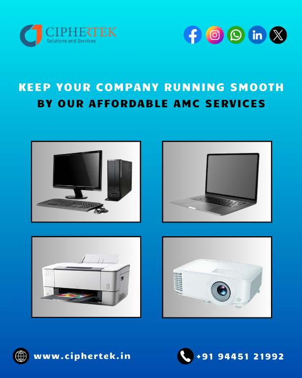 Laptop, Computer & Printer AMC Services in Chennai | IT Solution in Ekkattuthangal - Image 1