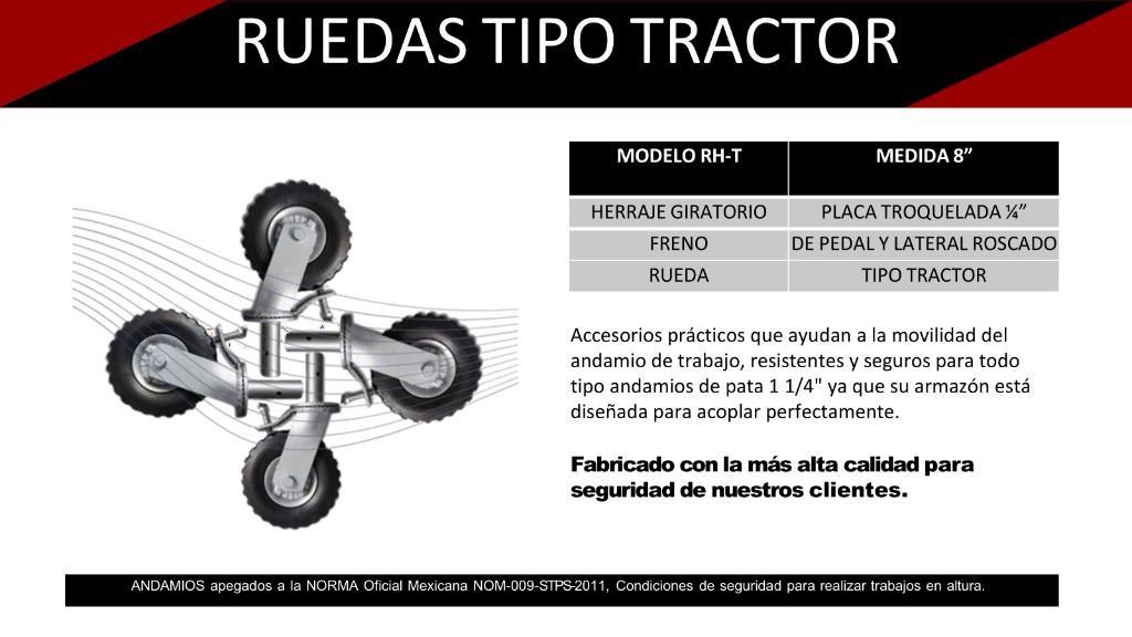 RUEDAS CON FRENOS en México - Imagen 1