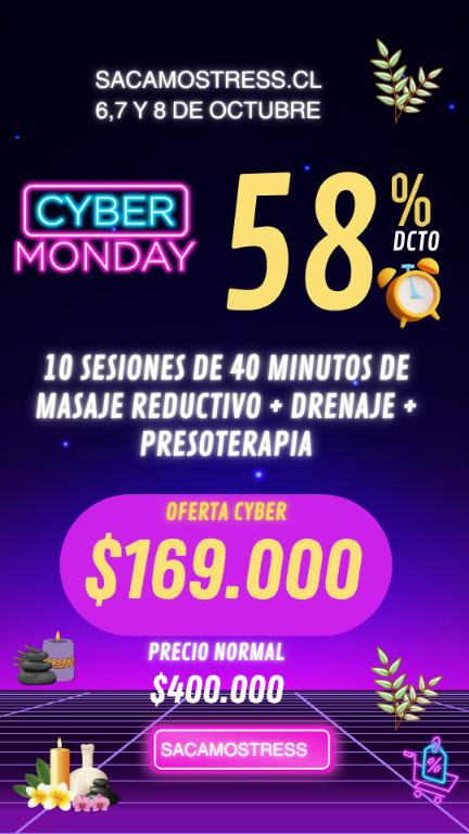 CYBERMONDAY EN SACAMOSTRESS.CL MASAJES PROFESIONALES Y TERAPIAS en Las Condes - Imagen 4
