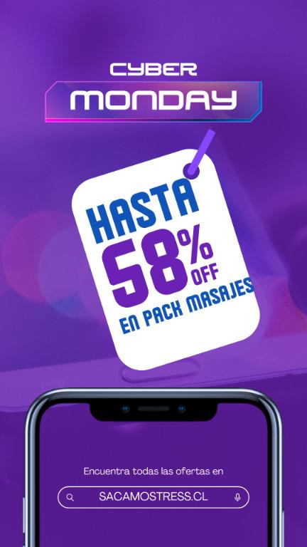 CYBERMONDAY EN SACAMOSTRESS.CL MASAJES PROFESIONALES Y TERAPIAS en Las Condes - Imagen 1