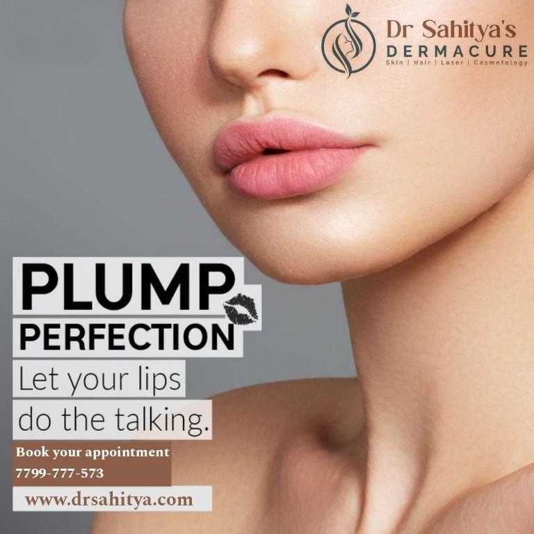 Get Plumpy Lips At Dermacure Clinic- Dr Sahitya Reddy in Vijayawada - Image 1