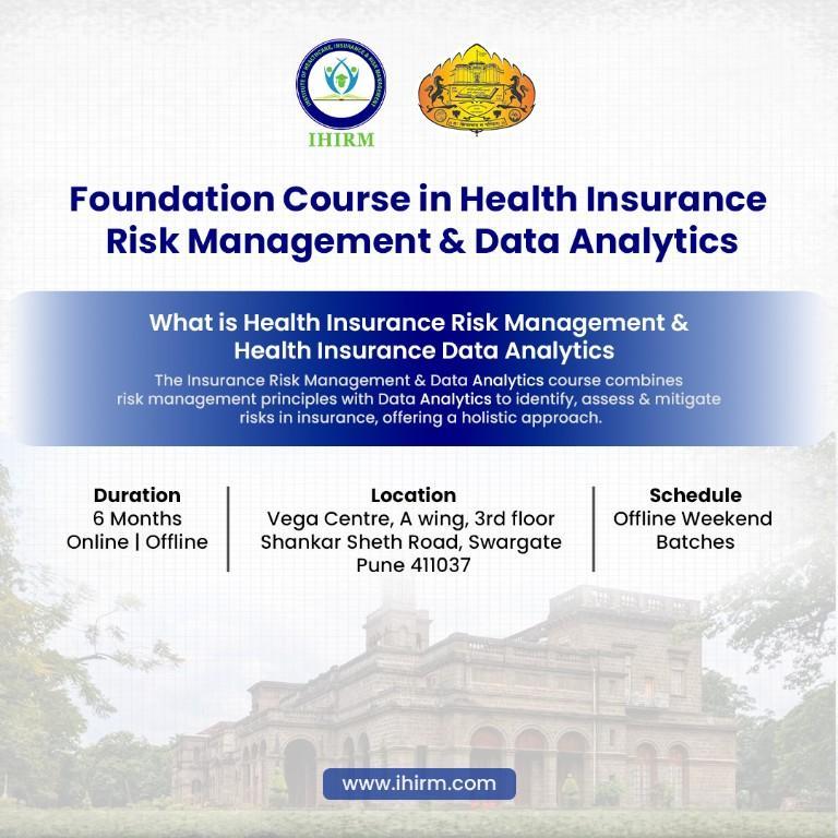 Foundation Course in Health Insurance Data Analytics | IHIRM in Pimpri-Chinchwad - Image 1