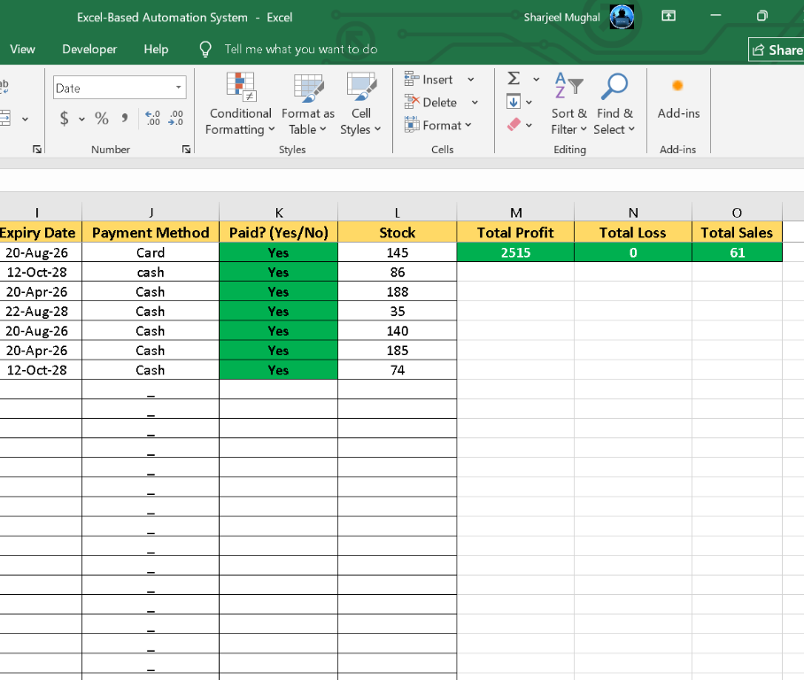 Smart Excel Sheet for Businesses | Auto Stock, Reports & Invoice in Hyderabad - Image 2