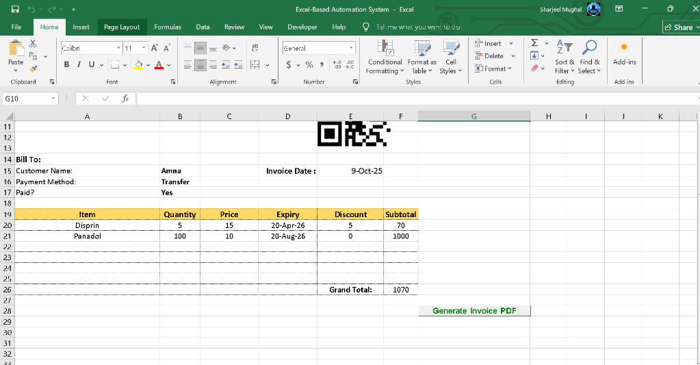 Smart Excel Sheet for Businesses | Auto Stock, Reports & Invoice in Hyderabad - Image 5