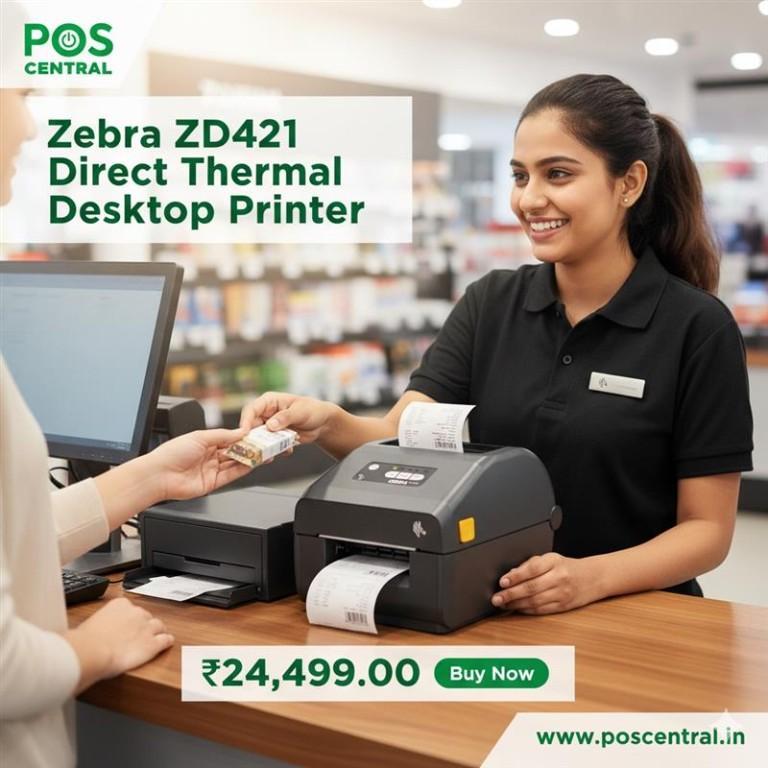 Buy ZD421 Desktop Printer – Fast & Reliable Printing Solution in India - Image 1