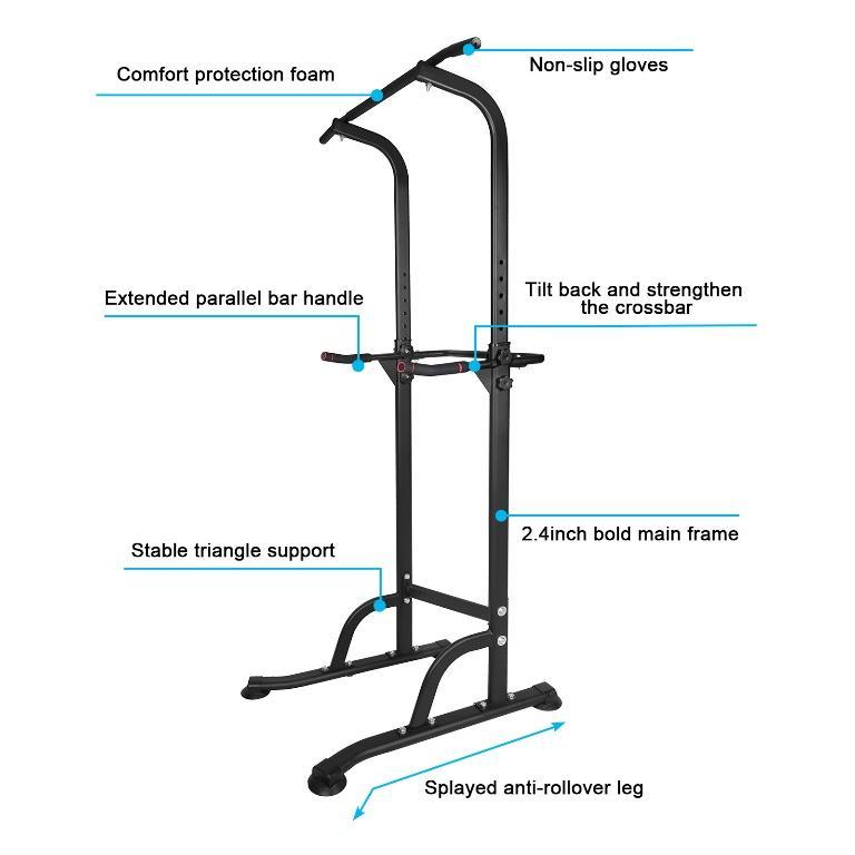 Power Tower – Multifunktionale Parallel- & Pull-Up Bar in Deutschland - Bild 2