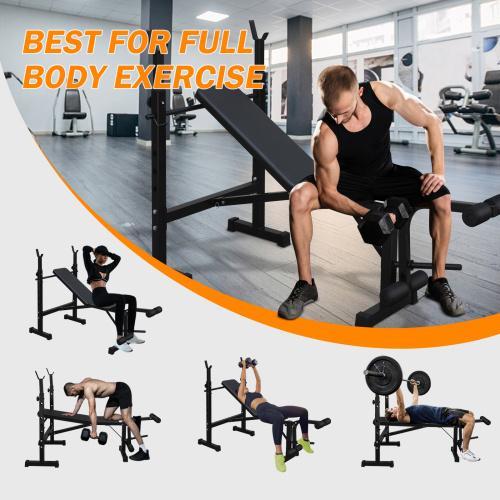 Multifunktionale Trainingsbank + Squat Rack – Komplettes Set in Deutschland - Bild 4