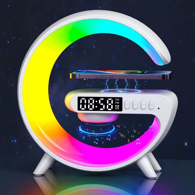 Enceinte Bluetooth LED avec Chargement Sans Fil en Côte d’Ivoire - Photo 2