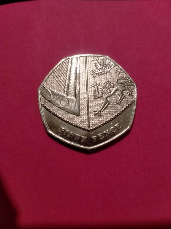 For Sale Uncirculated 50p Coin in United Kingdom - Image 2