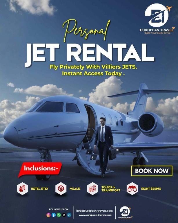 European Travel – VIP Personal Jet Rental Service in Vaishali Nagar - Image 1