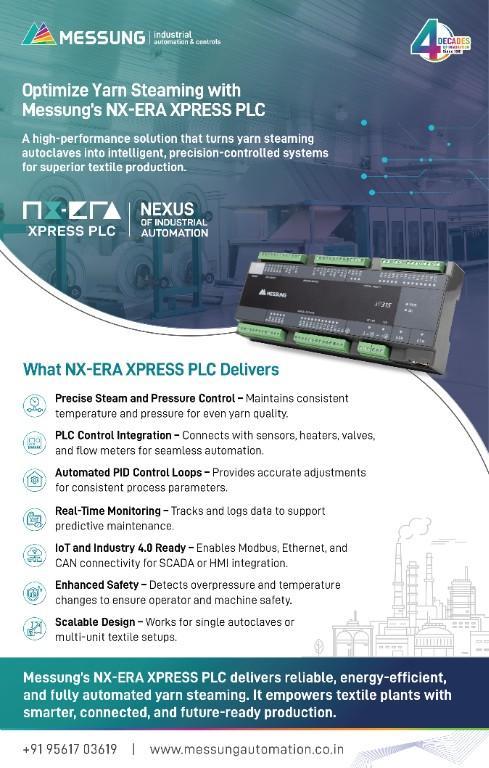 Optimize Yarn Steaming Processes with XPRESS PLC Control Systems in India - Image 2