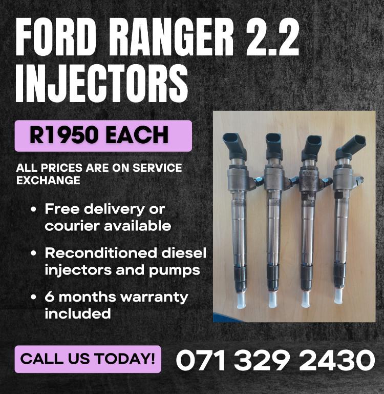 FORD RANGER 2.2 INJECTORS FOR SALE WITH WARRANTY INCLUDED in Sandton - Image 1
