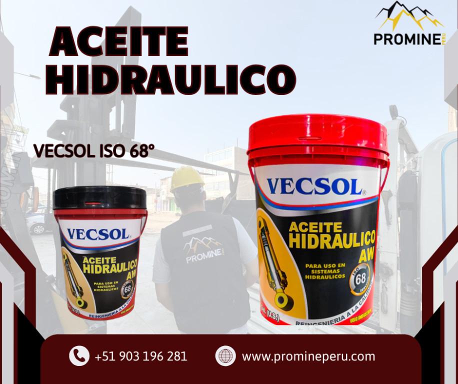 ACEITE HIDRÁULICO VECSOL 68° PROTECCIÓN Y RENDIMIENTO MINERO en Perú - Imagen 1