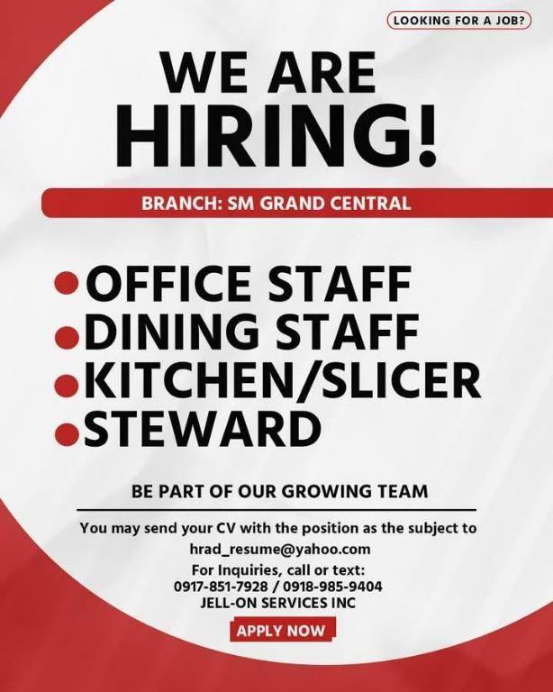 Service Crew Position in Santo Niño - Image 1