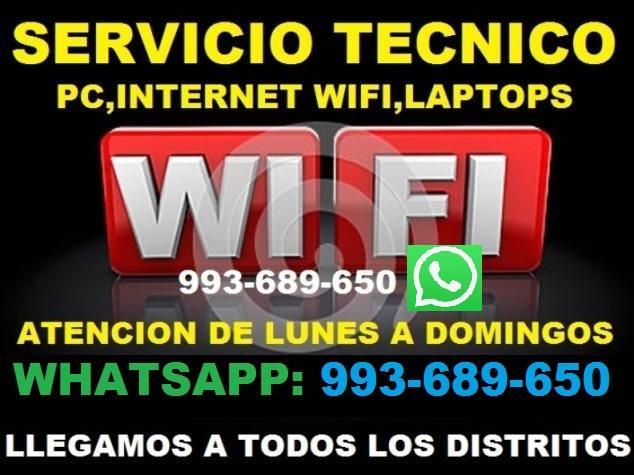 TECNICO DE INTERNET REDES WIFI PC LAPTOP FIBRA OPTICA en Lima - Imagen 1
