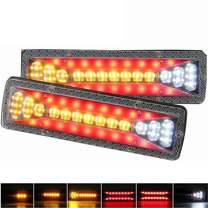 2pcs 12V 37LED Flowing Rear Tail Light Turn Signal Brake … in Highgate Hill - Image 1